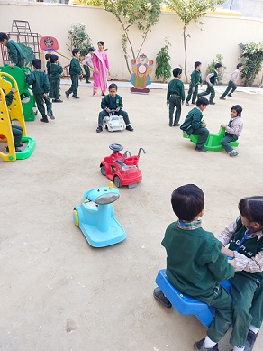 Junior students enjoying playground activities