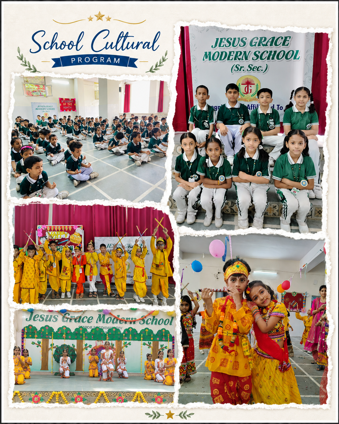 School Cultural Program photo frame